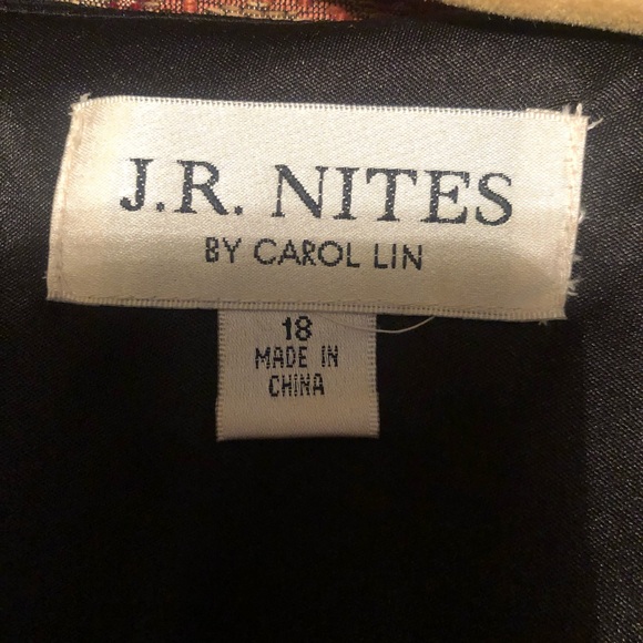 Black Cocktail Dress with Beading - Picture 5 of 6